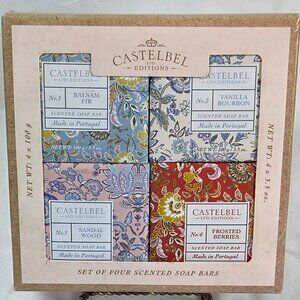Castelbel Editions Set of 4 Scented Soap Bars (Made in Portugal) – Gift Box NIB